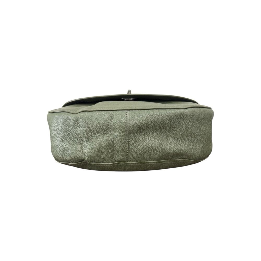 Coach 36762 Olive Pebbled Leather Hobo Crossbody Bag Gunmetal Turnlock Dust Bag - Picture 8 of 16
